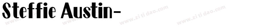 Steffie Austin字体转换